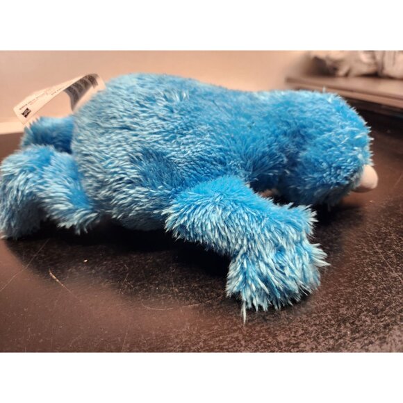 Sesame Street Cookie Monster Plush Toy By Hasbro 2013 Blue Fuzzy  10" Tall - Picture 4 of 7